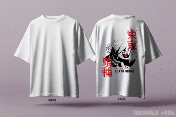 Premium Oversized Dropshoulder Tokyo Ghoul T-Shirt #005