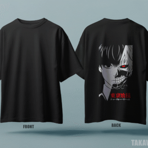 Premium Oversized Dropshoulder ANIME SHIRT - TOKYO GHOUL SHIRT DESIGN T-Shirt #006