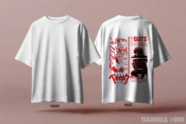 Premium Oversized Dropshoulder berserk T-Shirt #008