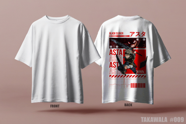 Premium Oversized Dropshoulder Asta T-Shirt #009