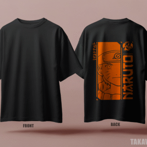 Premium Oversized Dropshoulder Anime Face T-Shirt #010