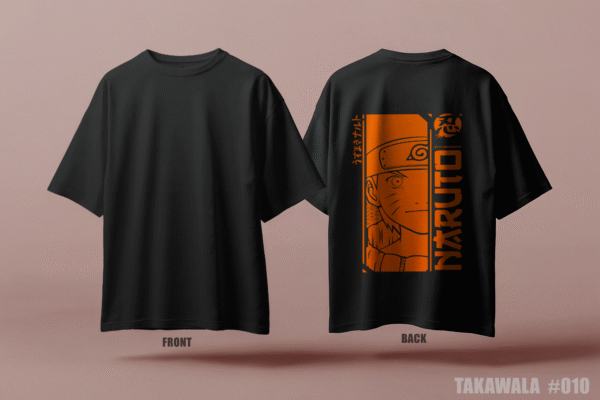 Premium Oversized Dropshoulder Anime Face T-Shirt #010