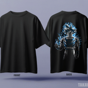 Premium Oversized Dropshoulder Anime Face T-Shirt #011