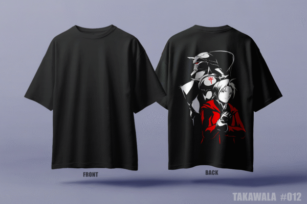 Premium Oversized Dropshoulder Anime T-Shirt #012