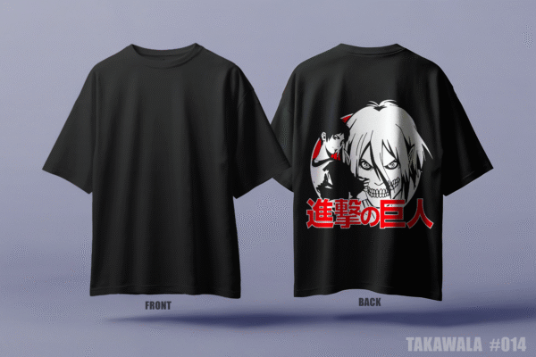 Premium Oversized Dropshoulder Anime T-Shirt #014