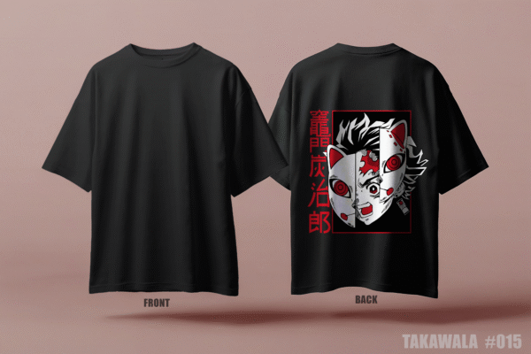 Premium Oversized Dropshoulder Anime T-Shirt #015