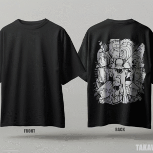 Premium Oversized Dropshoulder Anime T-Shirt #017