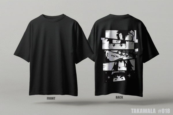 Premium Oversized Dropshoulder Anime T-Shirt #018