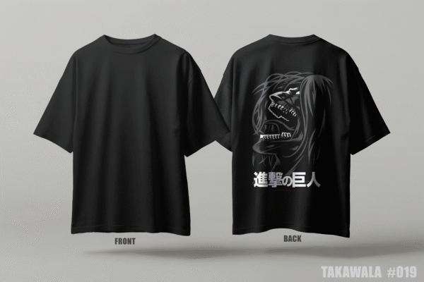 Premium Oversized Dropshoulder Anime T-Shirt #019