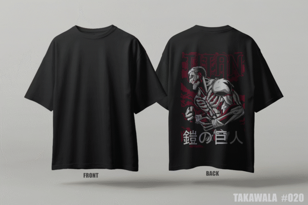 Premium Oversized Dropshoulder Anime T-Shirt #020