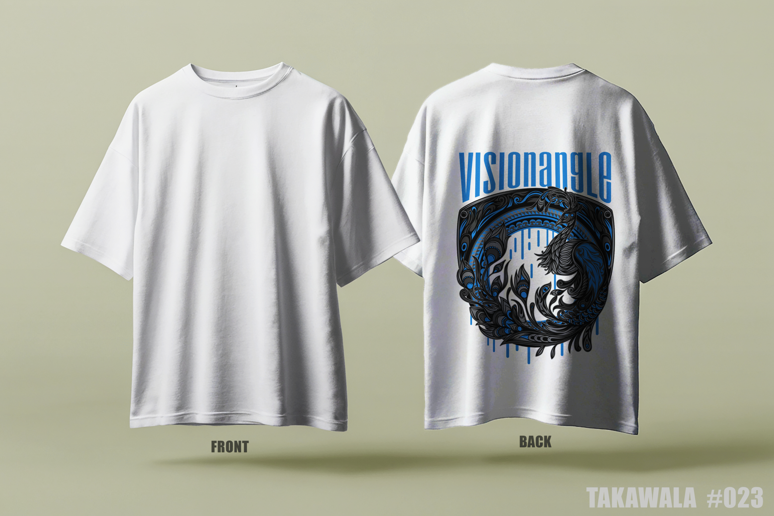 Premium Oversized Dropshoulder Anime T-Shirt #023