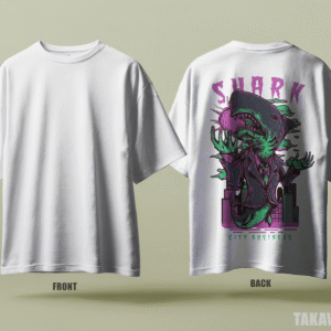 Premium Oversized Dropshoulder Anime T-Shirt #032