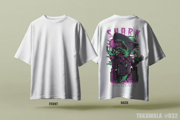 Premium Oversized Dropshoulder Anime T-Shirt #032