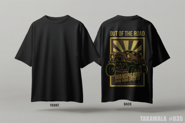 Premium Oversized Dropshoulder Anime T-Shirt #035