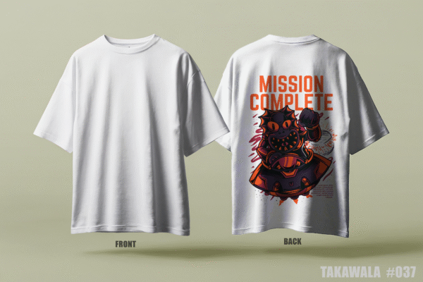Premium Oversized Dropshoulder Anime T-Shirt #037