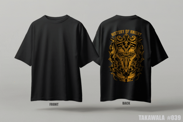 Premium Oversized Dropshoulder Anime T-Shirt #039