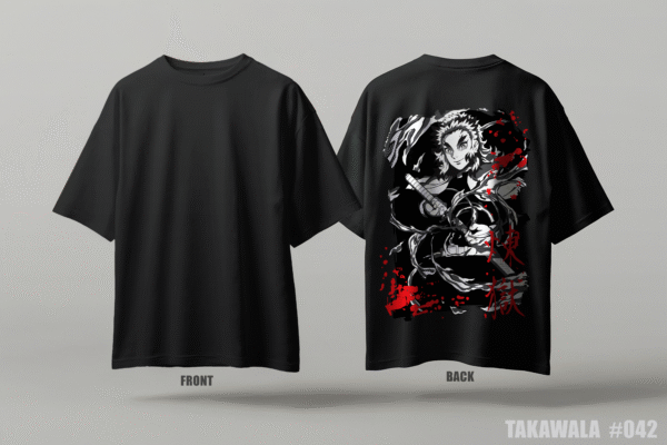 Premium Oversized Dropshoulder Anime T-Shirt #042