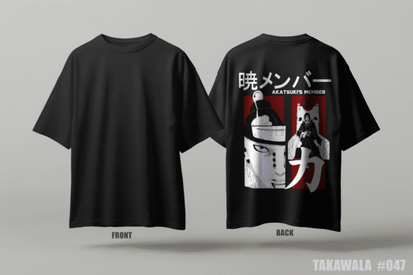 Premium Oversized Dropshoulder Anime T-Shirt #047