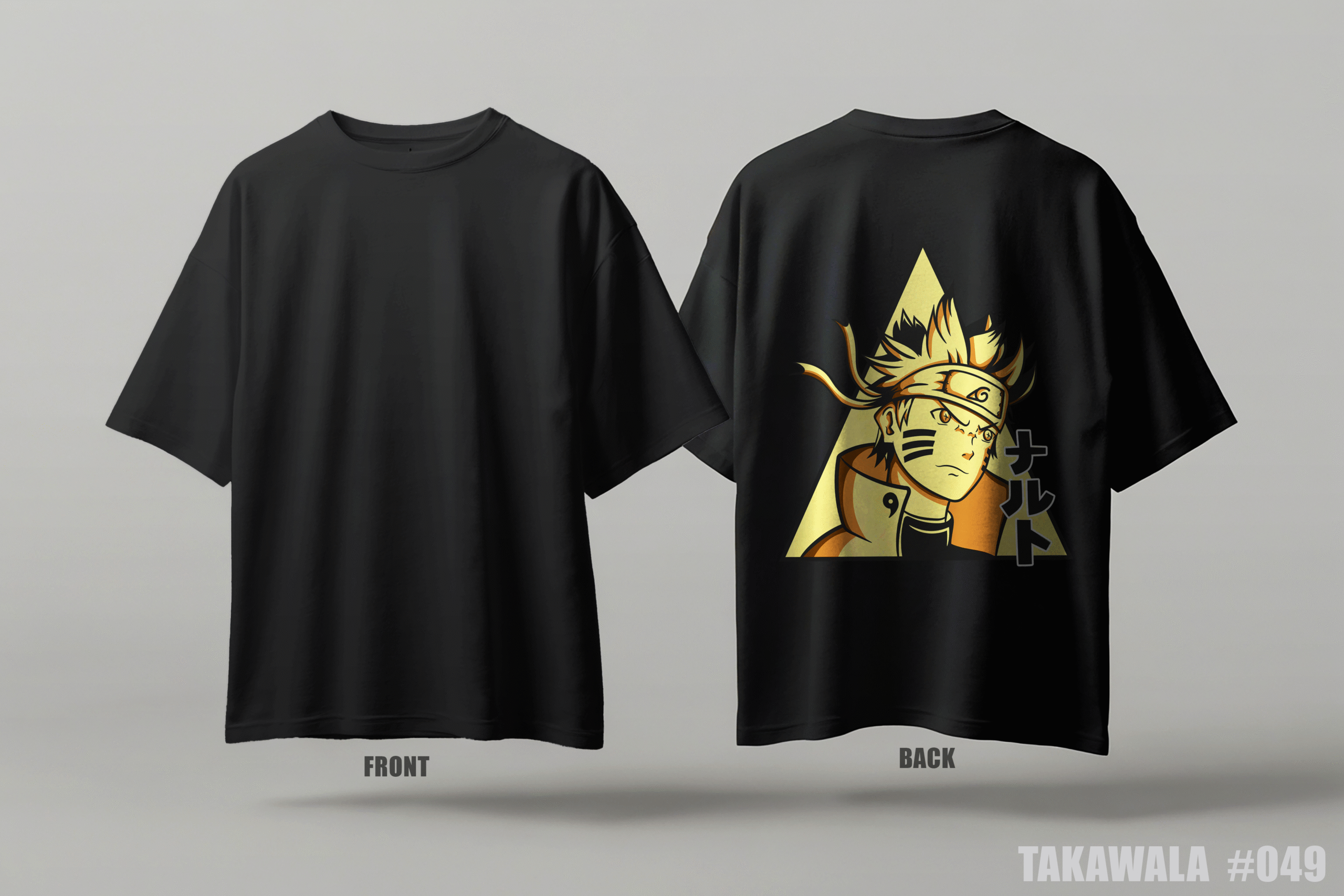 Premium Oversized Dropshoulder Anime T-Shirt #049