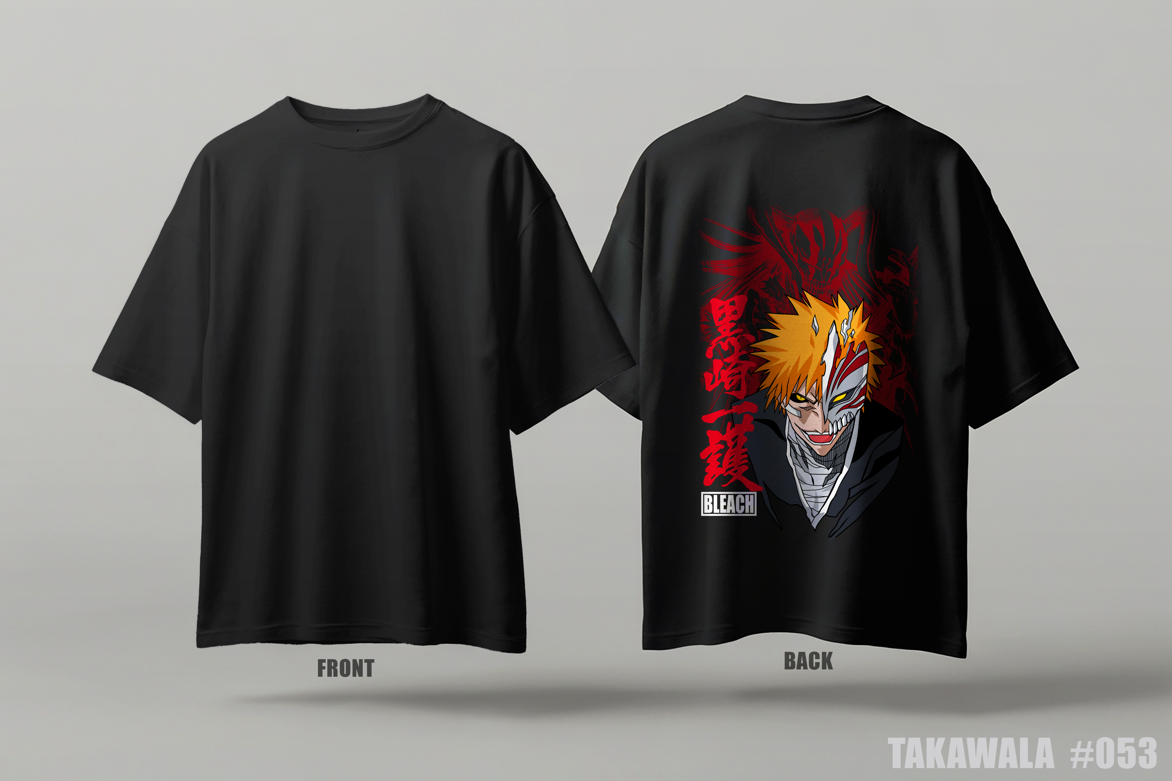 Premium Oversized Dropshoulder Anime T-Shirt #053