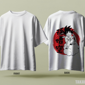 Premium Oversized Dropshoulder Anime T-Shirt #054