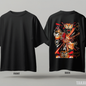 Premium Oversized Dropshoulder Anime T-Shirt #055