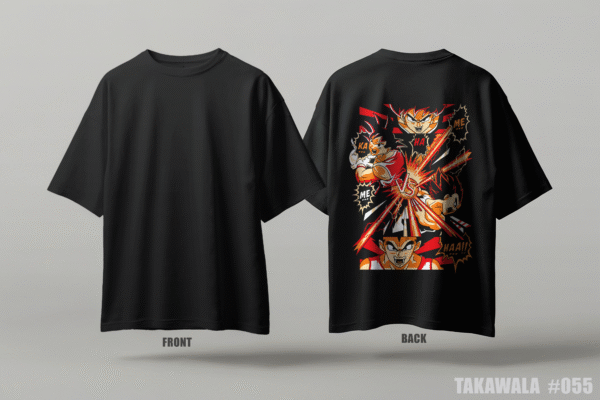 Premium Oversized Dropshoulder Anime T-Shirt #055