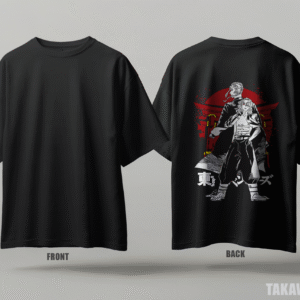 Premium Oversized Dropshoulder Anime T-Shirt #057