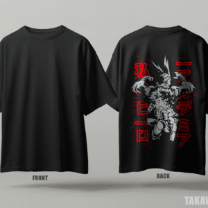 Premium Oversized Dropshoulder Anime T-Shirt #058